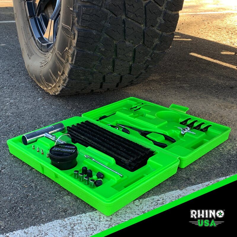 Rhino USA Tire Repair Plug Kit, 86 Pieces