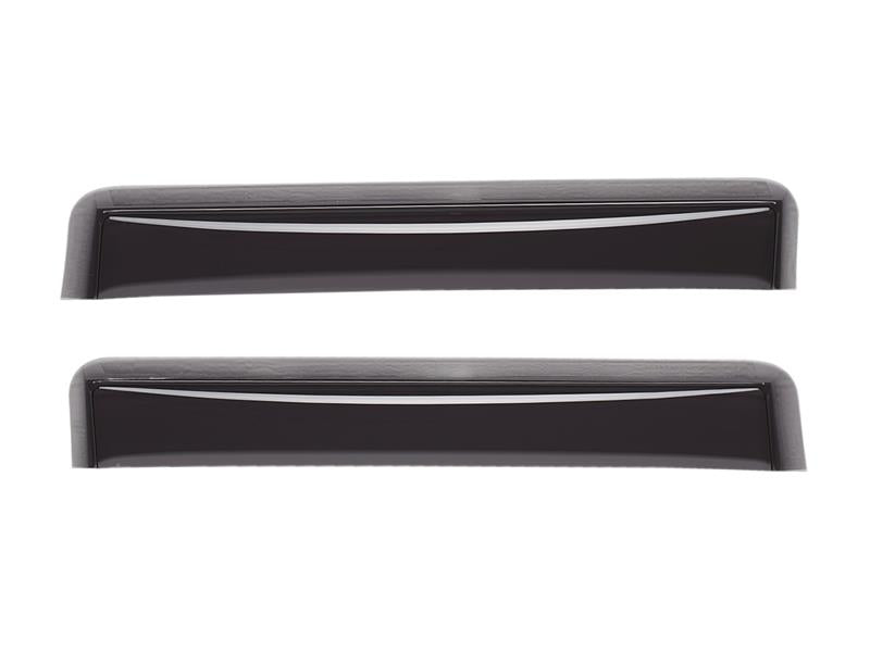 WeatherTech 14+ Chevrolet Silverado 1500 Rear Side Window Deflectors - Dark Smoke