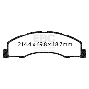 EBC 08+ Ford Econoline E150 4.6 Ultimax2 Front Brake Pads