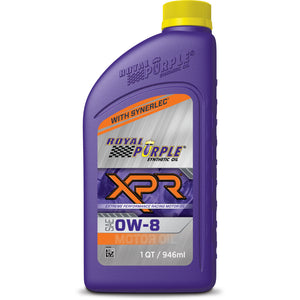 Royal Purple XPR Synthetic Extreme Performance 0W8 Racing Oil - 1 Quart