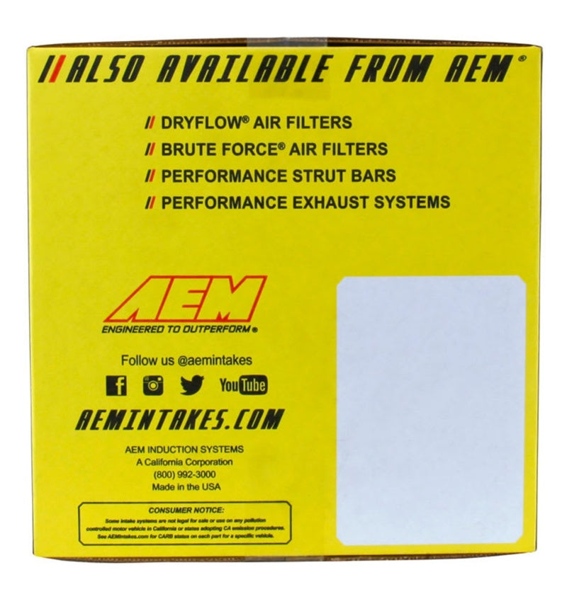 AEM C.A.S. 19 Toyota Corolla Hatchback 2.0L F/I Cold Air Intake