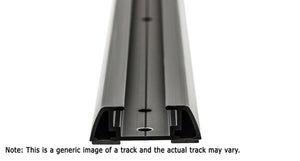 Rhino-Rack RTV Tracks w/Hardware & End Caps - 50.4in - Pair