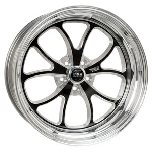 Weld S76 20x7 / 5x115mm BP / 2.8in. BS Black Wheel (High Pad) - Non-Beadlock