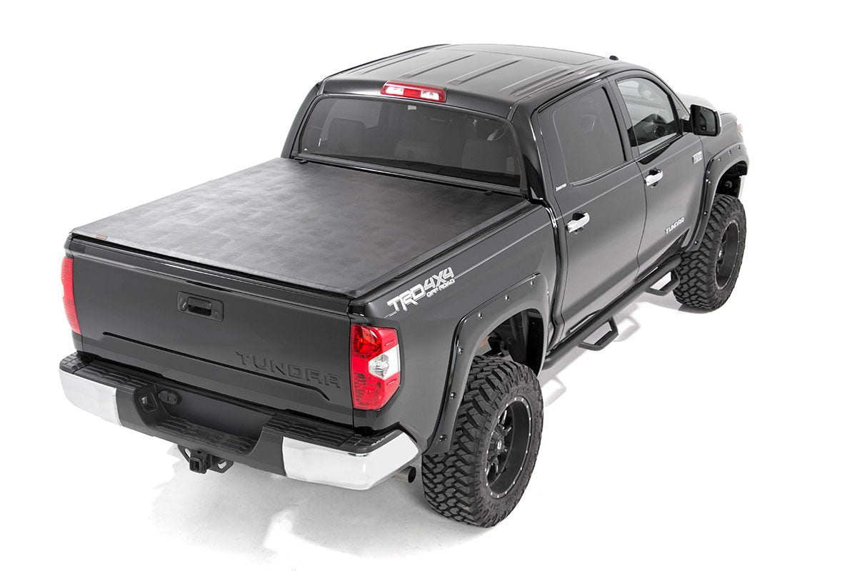 Rough Country Soft Tri-Fold Bed Cover | Toyota Tundra 2WD/4WD (2007-2021)