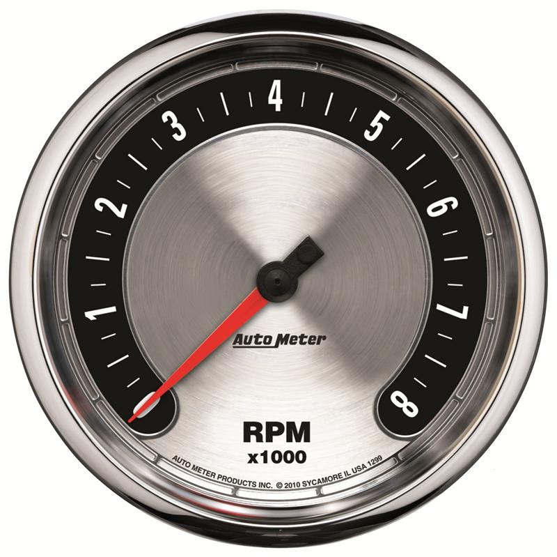 Autometer American Muscle 52mm Full Sweep Electric 30 In Hg.-Vac/30PSI Boost Vacuum Gauge