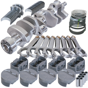 Eagle Chevy LT1 350 1Pc 3.750in Crank 6.000in H-Beam -5cc Flat Top 4.060in Pistons Rotating Assembly