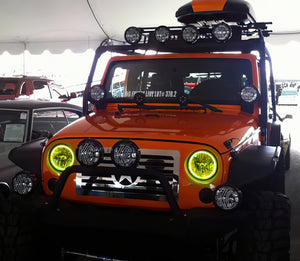 Oracle Jeep Wrangler 07-17 Halo Kit - ColorSHIFT