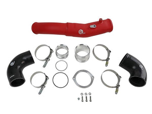aFe 2020 Toyota Supra 3.0L 3in Red Intercooler Tube - Hot