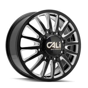 Cali Off-Road 9110D Summit Dually 20x8.25 / 8x200 BP / -192mm Offset / 142mm Hub Gls Blk Mill Wheel