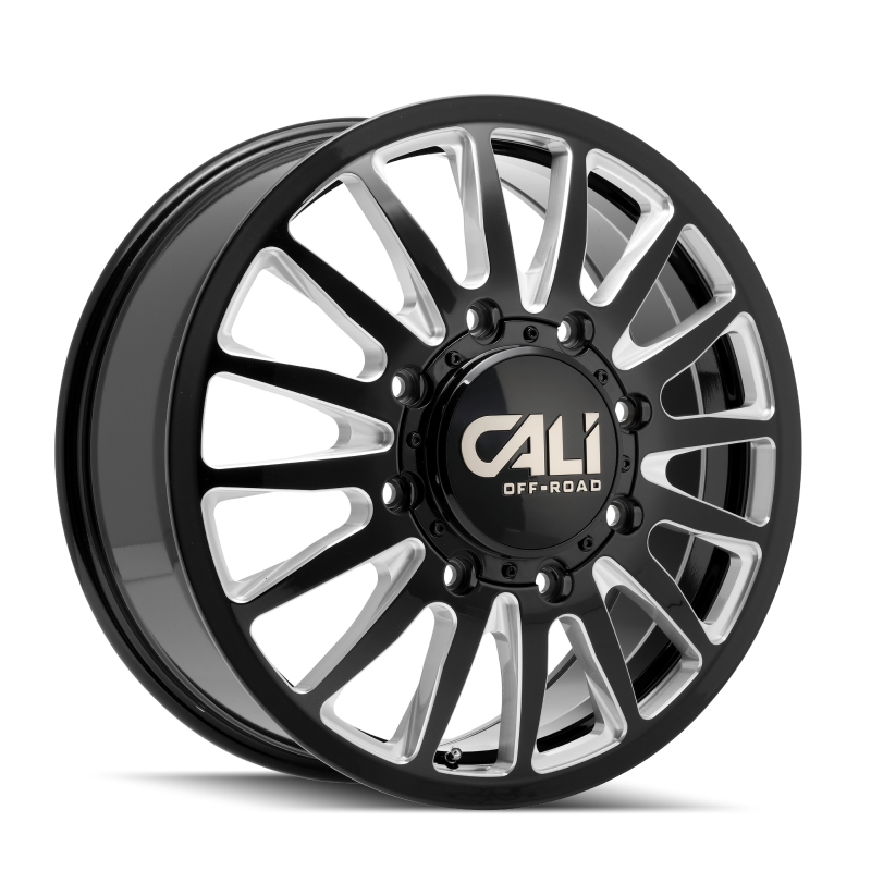 Cali Off-Road 9110D Summit Dually 20x8.25 / 8x200 BP / -192mm Offset / 142mm Hub Gls Blk Mill Wheel