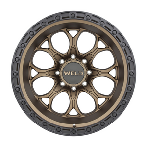 Weld Ledge 8 20x9 / 8x180 / 5 BS / 124.3 HB - Satin Bronze - Non-BL Wheel