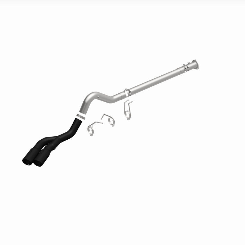 MagnaFlow 08-18 Ford F-250/F-350/F-450 4.6L/6.7 DPF-Back Black 4in Dual Single Rear Exit