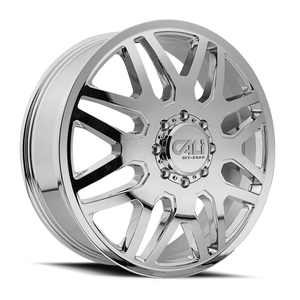 Cali Off-Road 9115D Invader Dually 22x8.25 / 8x200 BP / -192mm Offset / 142mm Hub Chrome Wheel