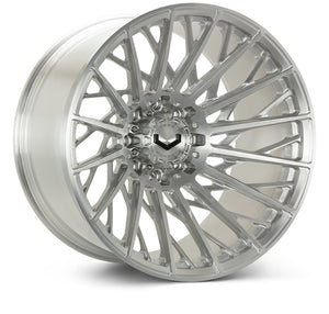 Vossen VFX-02T 24x12 - 6x135 - ET44 - Ultra Deep - 87.1 - Brushed Gloss Clear Wheel