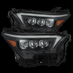 AlphaRex 2023+ Toyota Tacoma NOVA-Series LED Proj Headlights Black w/Actv Light & Seq. Sig + DRL