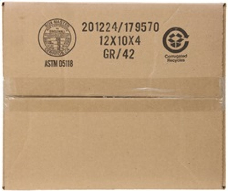K&N Universal Plenum 11.89in L x 9in Dia x 4.75in H - Black