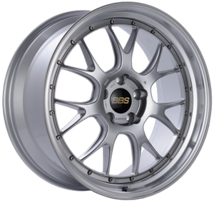 BBS LM-R 19x9 5x112 ET44 Diamond Silver w/ Diamond Machined Lip Wheel  - 82mm PFS/Clip Required