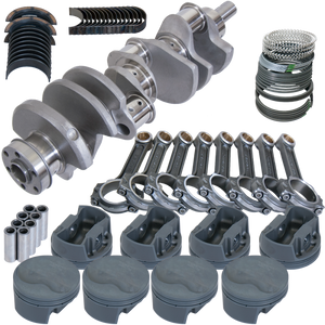 Eagle Ford 351W 4.000in Crank 6.250in I-Beam Rods -6.6cc Flat Top 4.040in Pistons Rotating Assembly