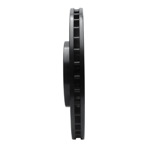 R1 2012-2025 Dodge Durango Front Right Drilled & Slotted Black Brake Rotor