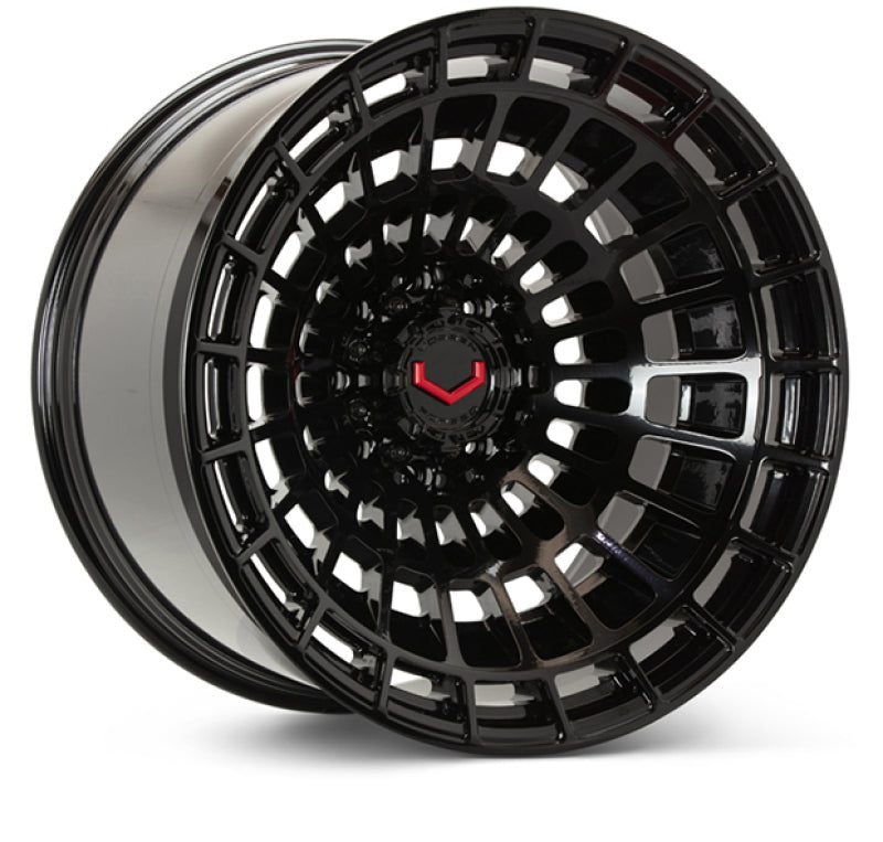 Vossen LCX-04 24x12 - 8x170 - ET44 - Ultra Deep - 125.1 - Gloss Black Wheel