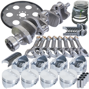 Eagle Chevy 350 1Pc 3.750in Crank 5.700in I-Beam Rods 4.030in Pistons 153 Tooth FP Balanced Assembly