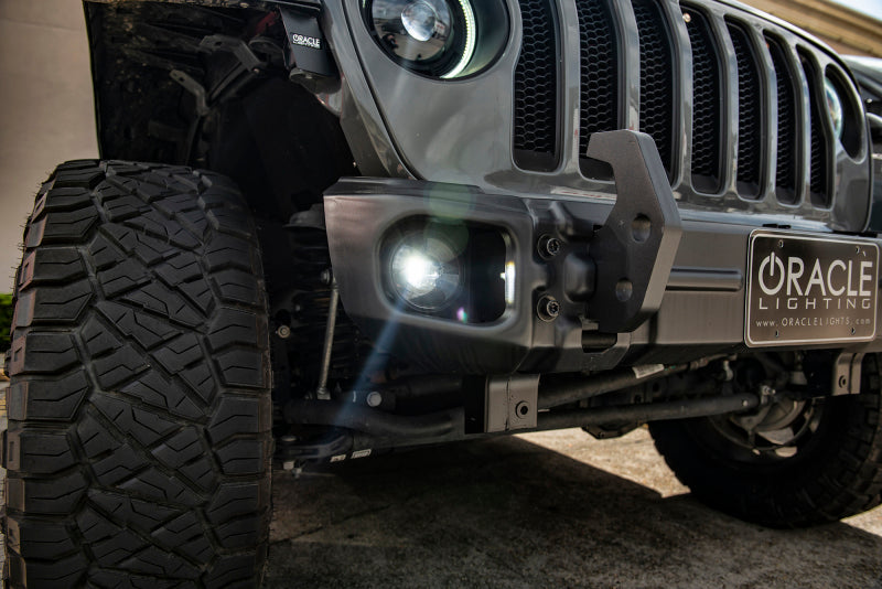 Oracle Jeep Wrangler JL/JT Sport High Performance W LED Fog Lights - w/o Controller