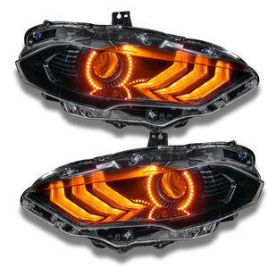 Oracle 18-21 Ford Mustang DRL Upgrade w/ Halo Kit - ColorSHIFT w/ BC1 Controller