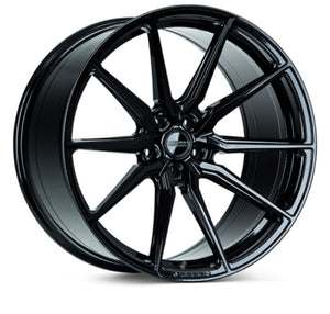Vossen HF-3 22x9 / 5x108 / ET38 / Flat Face / 63.4 - Gloss Black Wheel