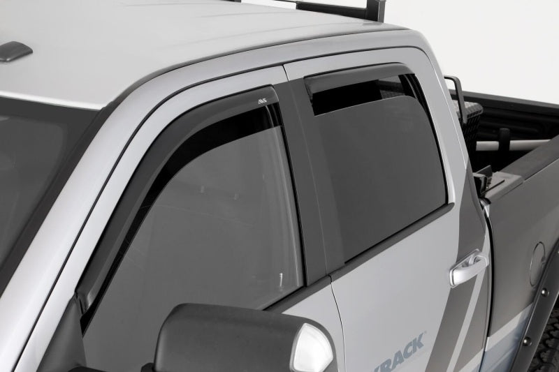 AVS 22-23 Toyota Tundra Ext. Cab/DC Ventvisor Front & Rear Window Deflectors 4pc - Smoke