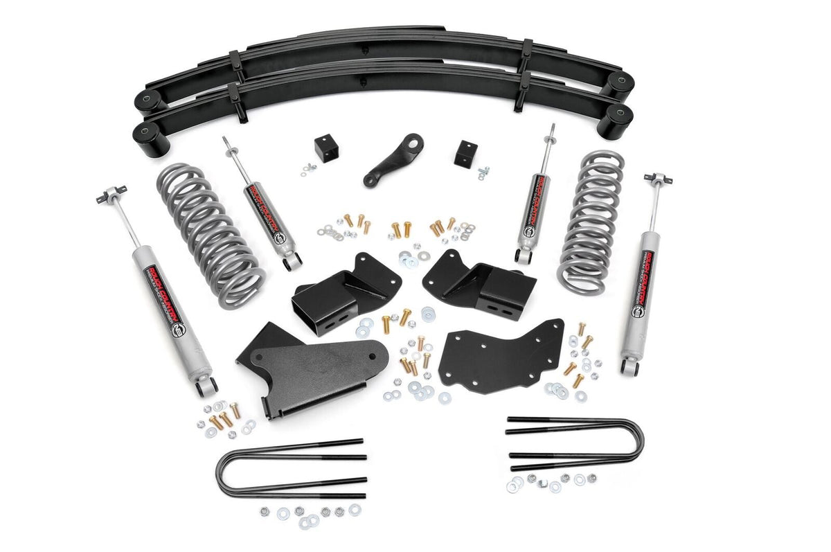 Rough Country 4 Inch Lift Kit Rear Springs | Ford Bronco II 4WD (1984-1990)