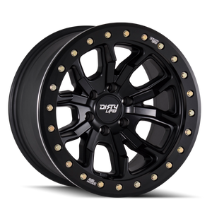 Dirty Life 9303 DT-1 17x9 / 8x170 BP / -12mm Offset / 130.8mm Hub Matte Black Wheel- Beadlock