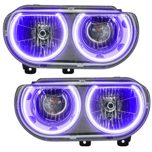 Oracle 08-14 Dodge Challenger SMD HL (Non-HID) - ColorSHIFT w/ 2.0 Controller