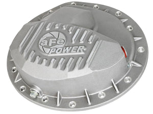 aFe Front Differential Cover (Raw; Street Series); Dodge Diesel Trucks 03-12 L6-5.9/6.7L (td)
