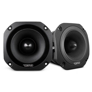 DS18 4in Super Bullet Tweeter Neodymium 220 Watts RMS 1.5in Titanium Vc 8 ohm Black