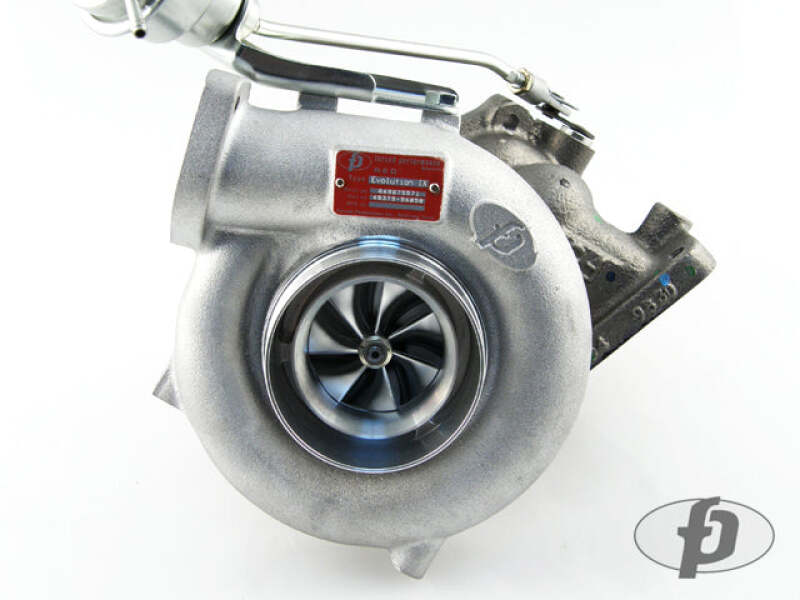 Forced Performance Mitsubishi Evo 9 Red XR57SR Turbocharger Ball Bearing MHI Turbine Hsg w/o WG
