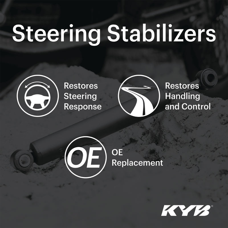KYB Shocks & Struts Steering Stabilizers Front FORD F250 Super Duty (4WD) 2008-09 FORD F350 Super Du
