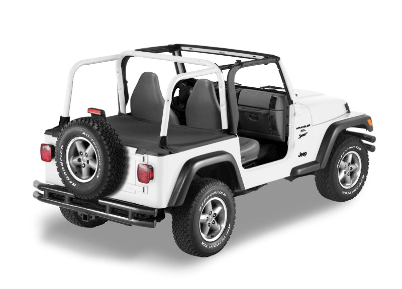 Bestop 04-06 Jeep Wrangler TJ Unlimited Duster Deck Cover (Black Diamond)