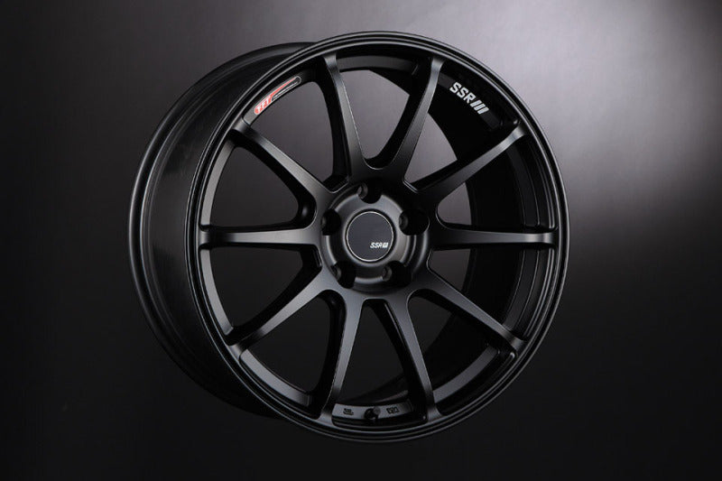 SSR GTV02 18x9.0 5x114.3 45mm Offset Flat Black Wheel 11+ WRX / 08+ STI