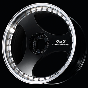 Advan ONI2 Progressive 20x9.0 / +39 Offset / 5x114.3 / 73mm Bore / Machining and Racing Gloss Black