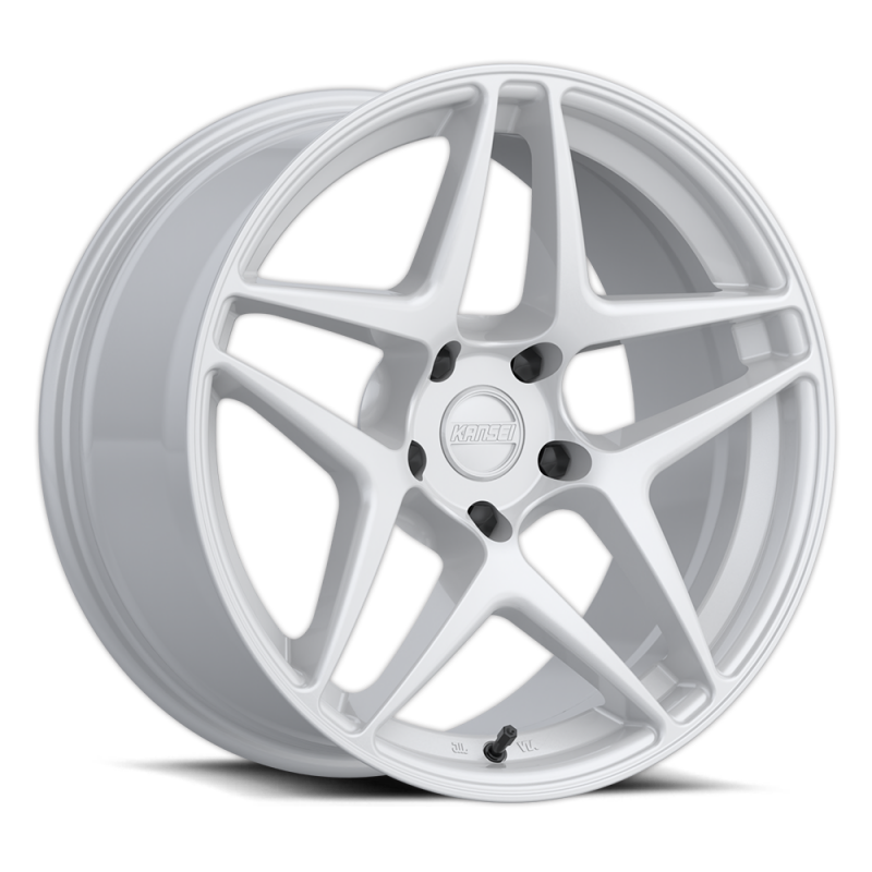 Kansei K15W Astro 18x8.5 / 5x114.3 BP / +35mm Offset / 73.1mm Bore - Gloss White Wheel