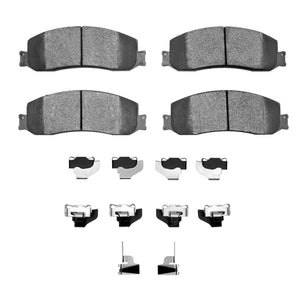 R1 10-12 Ford F-350 Super Duty 4WD Front Semi Met Pads & Hardware Kit