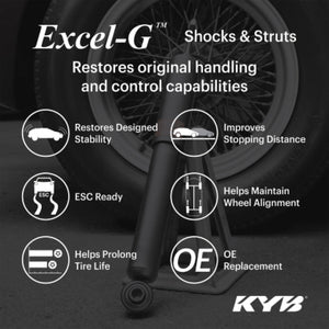 KYB 2019+ Chevrolet Silverado 1500 w/o Elec. Susp. (Ex. Trail Boss/ZR2/PPV) Excel-G Strut - Front