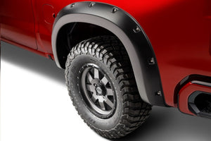 Husky Liners 19-26 Chevrolet Silverado 1500 (Excl. ZR2) Pocket Style Fender Flares 4pc - Black