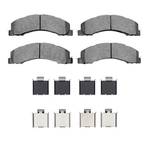 R1 08-25 Dodge Ram 4500 Front/Rear Semi Met Pads & Hardware Kit