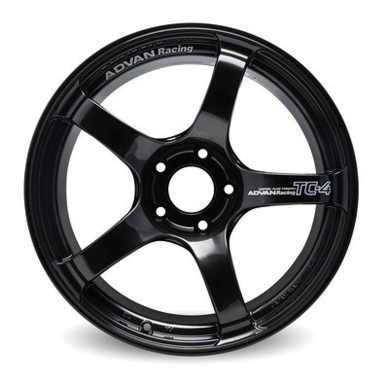 Advan TC4 15x8.0 +35 4x100 Black Gunmetallic Wheel (No Ring)