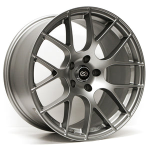 Enkei Raijin 18x8.5 50mm Offset 5x114.3 Bolt 72.6 Bore Dia Titanium Gray Wheel *Min Qty 60*