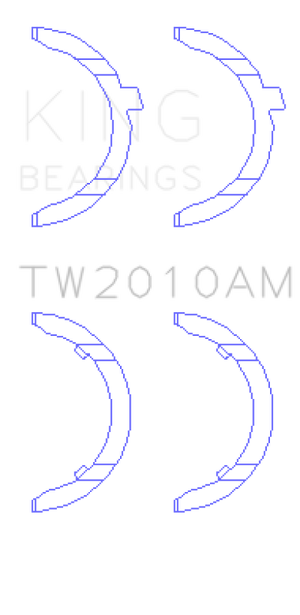King Engine Bearings Volkswagen JR 1.6L (td) Thrust Washer Set