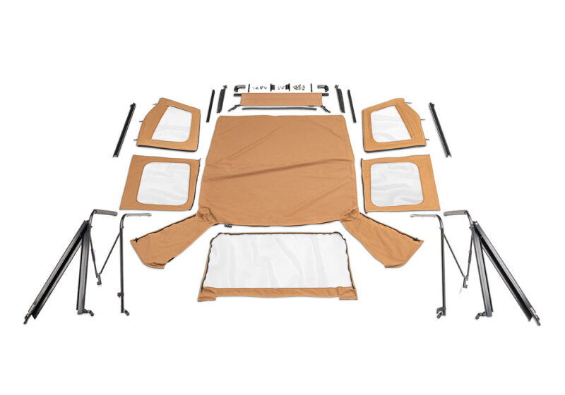 Rampage 1976-1983 CJ7/YJ Complete Top - Spice Denim