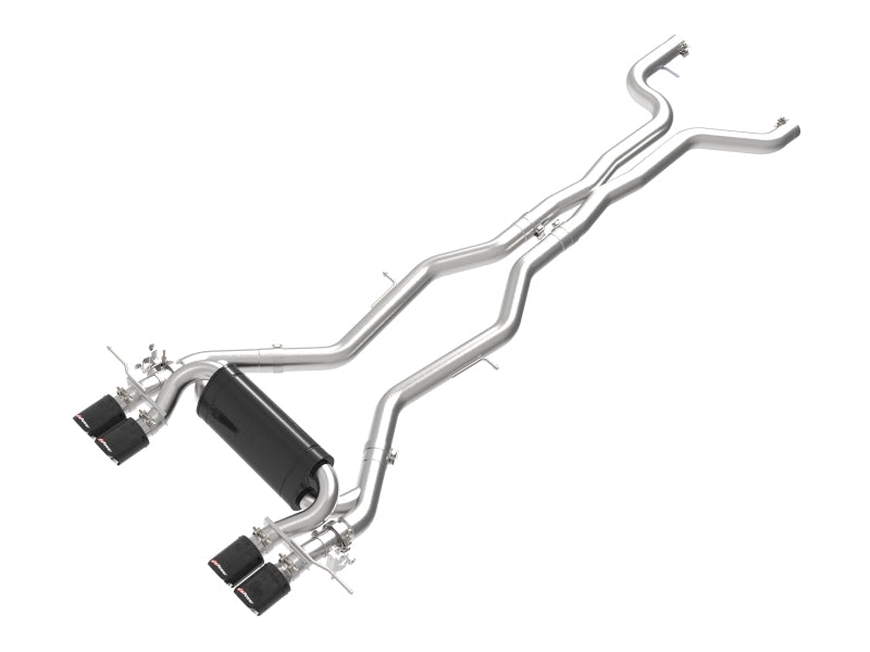 aFe 23-25 BMW M2 L6-3.0L (G87) MACH Force-Xp Cat-Back Exhaust w/ Carbon Fiber Tip