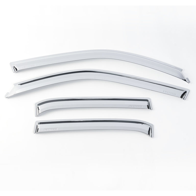 Putco 20-21 Jeep Gladiator JT/JL Element Chrome Window Visors (Set of 4)
